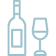 Icône sélection vins et cave à vins, La Table de Trois, restaurant bistronomique Bordeaux